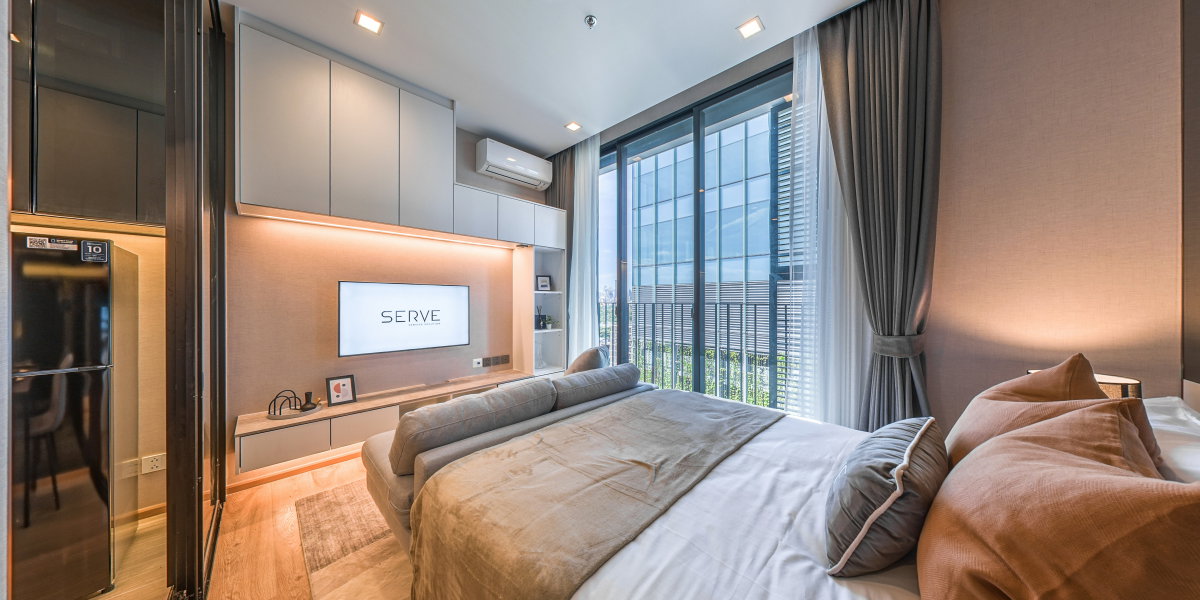 รูป 🔥21K- ห้องสตูดิโอ กั้นเป็นสัดส่วน วิวโล่ง ตกแต่งหรู เฟอร์จัดเต็ม พร้อมเข้าอยู่ คอนโดหรู ทำเลดีมาก ใกล้ BTS อารีย์,La Villa @ Noble Around Ari - รูปที่ 8/10
