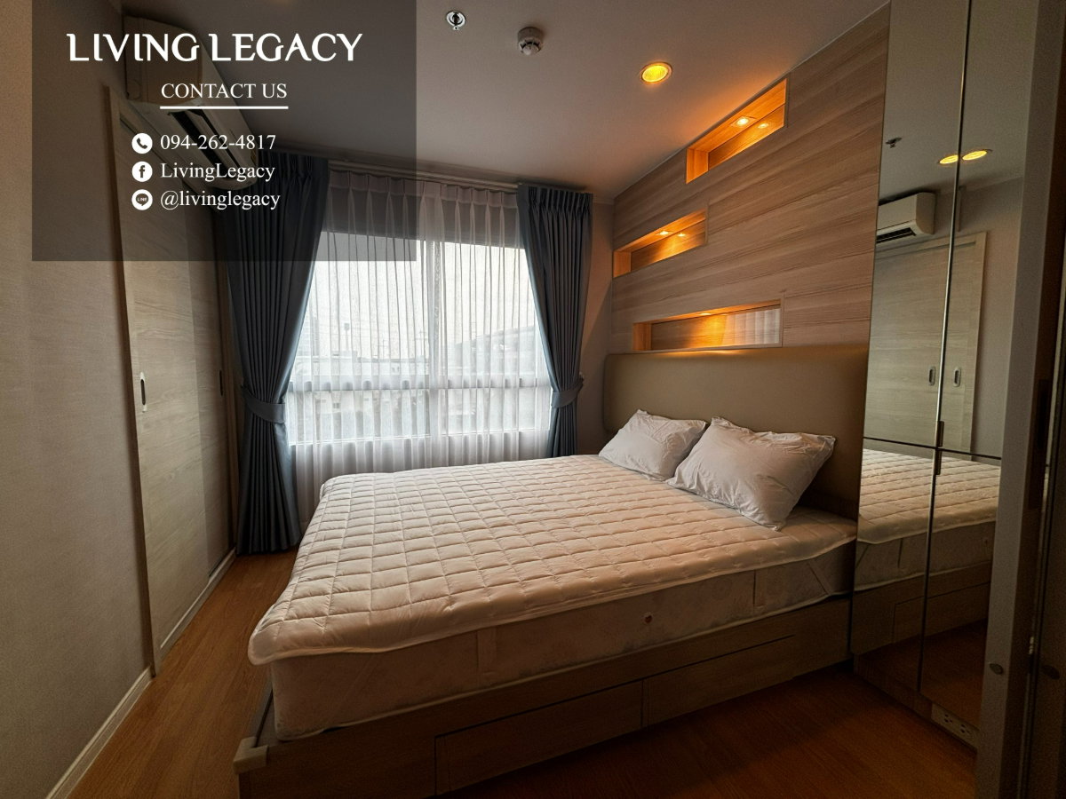 รูป SMQV98 เช่าด่วน! คอนโด Lumpini Place Srinakarin - Huamark Station 12,000 บาท/เดือน | 26.25 ตร.ม. ชั้น 4 ตึก A | พร้อมเฟอร์ฯ ครบ LINE: @livinglegacy - รูปที่ 2/20