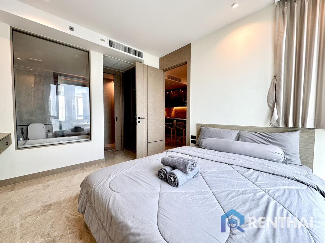 รูป คอนโดหรู 1 ห้องนอนให้เช่าที่ The Riviera Ocean Drive, จอมเทียน | ชั้น 27 วิวทะเล, เฟอร์นิเจอร์ครบครัน - รูปที่ 10/21