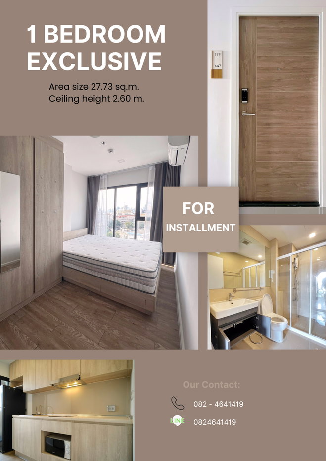 รูป เจ้าของขายเอง MODIZ Sukhumvit 50 📍ตึก C | ชั้น 9 | ขนาด 27.73 ตร.ม. 💰 ราคา 3.59 ล้านบาท - รูปที่ 3/15