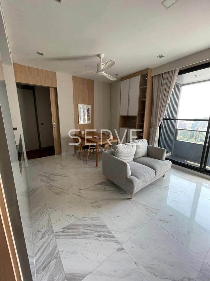 picture 🔥55k🔥- 2 bed with bathtub 79.5 sq.m. high fl. bts chong nonsi 500 m. at M Silom Condo / For Rent - 1/14
