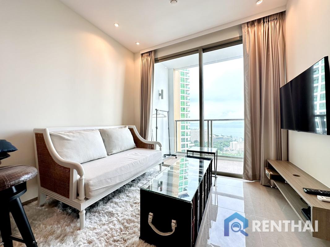 รูป คอนโดหรู 1 ห้องนอนให้เช่าที่ The Riviera Ocean Drive, จอมเทียน | ชั้น 27 วิวทะเล, เฟอร์นิเจอร์ครบครัน - รูปที่ 6/21