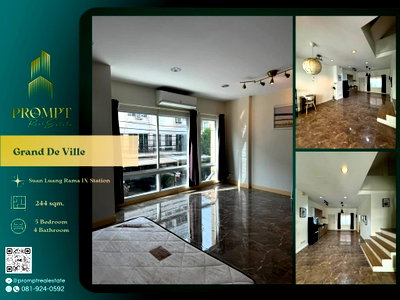 Houses for rent Bangna Commercial College : GH01375 - Grand De Ville : Suan Luang Rama IX Station