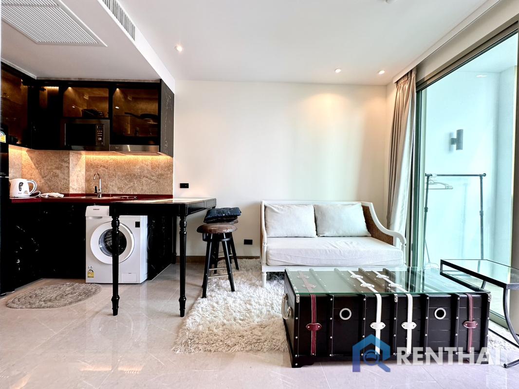 รูป คอนโดหรู 1 ห้องนอนให้เช่าที่ The Riviera Ocean Drive, จอมเทียน | ชั้น 27 วิวทะเล, เฟอร์นิเจอร์ครบครัน - รูปที่ 16/21