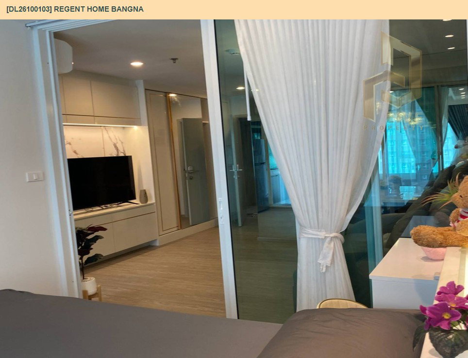 รูป DL26100103 ให้เช่าคอนโด รีเจ้นท์ โฮม บางนา (Regent home bangna) ใกล้ BTS บางนา พร้อมเข้าอยู่ โทรด่วน 0614453194 LineID @952jdxxk - รูปที่ 7/11