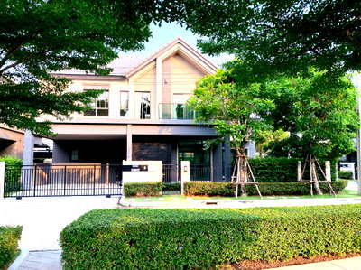 ขายบ้านเดี่ยว : ขายบ้านเดี่ยว 2 ชั้น Bangkok Boulevard Sathorn-Pinklao 2 บางกอก บูเลอวาร์ด สาทร-ปิ่นเกล้า 2 ขนาด 64 ตร.วา (แปลงมุม บ้านหันหน้าออกสวน)