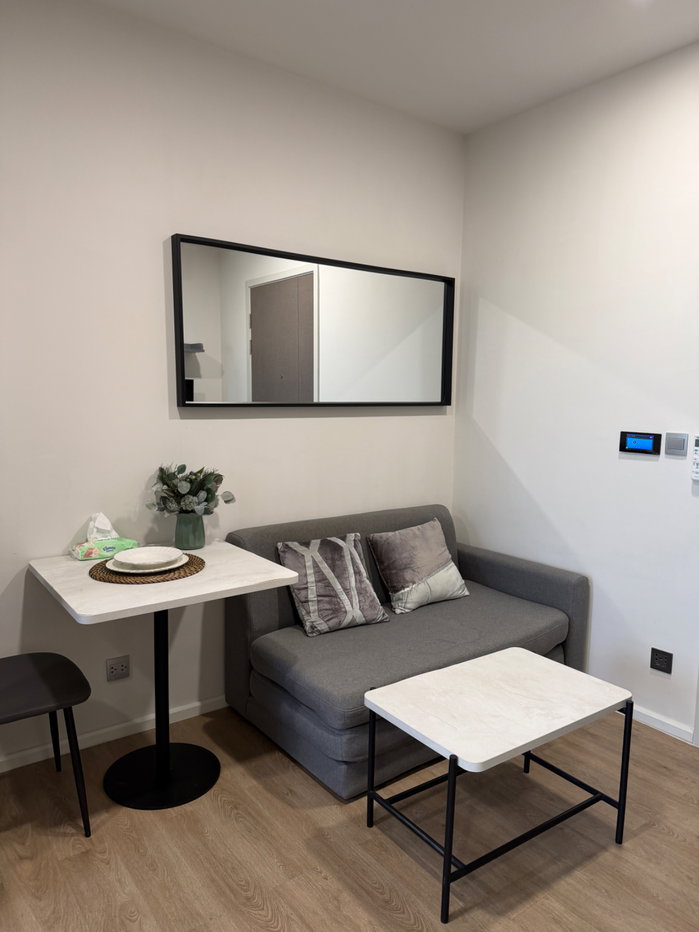 picture Condo for rent at Modiz, located in front of Ramkhamhaeng University. 🏡🎄 Beautiful, clean unit—fully furnished and ready for move-in. - 7/12