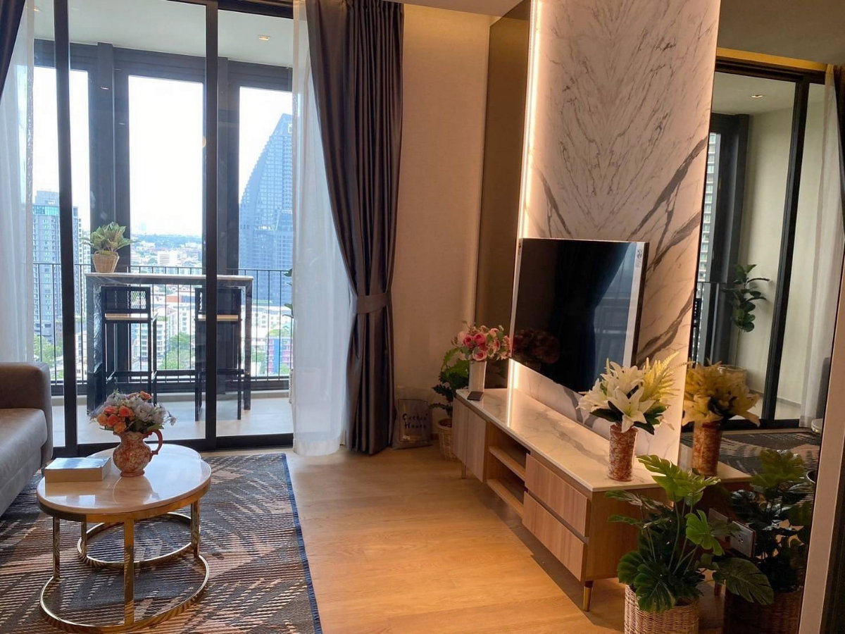 รูป บีทนิค สุขุมวิท 32 ให้เช่า 1 นอน 58 ตร.ม. ชั้น 23 มีระเบียง ใกล้ BTS ทองหล่อ 60,000 บาท/เดือน เฟอร์ครบ พร้อมอยู่ - รูปที่ 4/14
