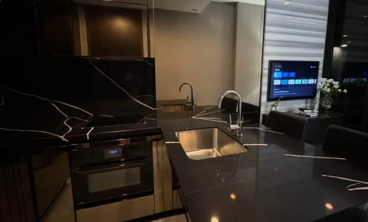 รูป 🌟  The Esse Sukhumvit 36 ( 261038 ) Size 38.5 SQ.M Type 2 Bedroom 1 Bathroom On the 12th Floor  Rental.42,000 THB - รูปที่ 3/7