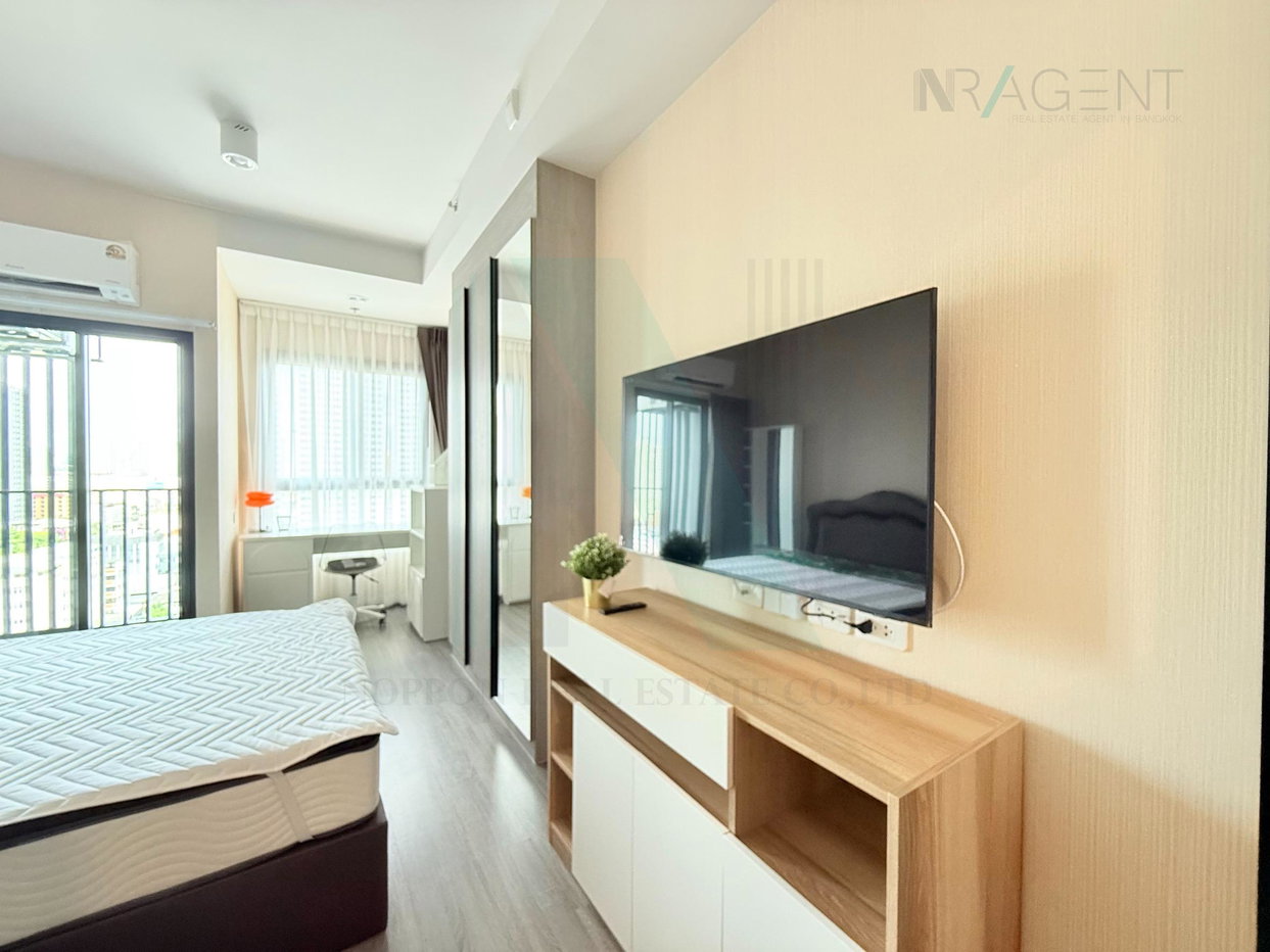 picture For Rent Condo IDEO RAMKHAMHAENG LAM SALI STATION Building , Floor ,Studio, Room size 24.80 sqm - 3/8