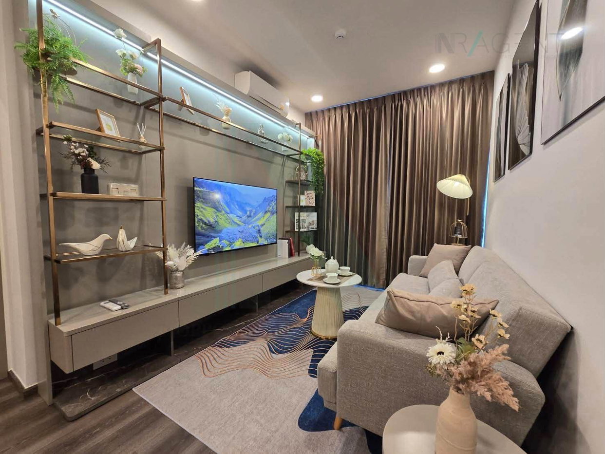 รูป 🔺 ให้เช่าคอนโด ไอดีโอ พระราม 9 - อโศก อาคาร 1 ชั้น 27 2 ห้องนอน ขนาด 53 ตรม ใกล้ MRT พระราม 9 - รูปที่ 4/8