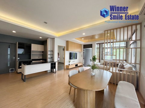 ให้เช่าบ้านหรู มัณฑนา บางนา กม.7 บ้านสวยมีระดับ เฟอร์ฯ ครบ ใกล้เมกาบางนา