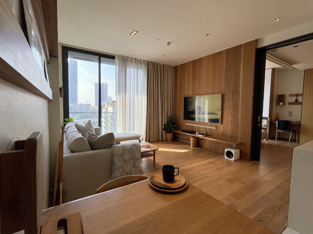 รูป บีทนิค สุขุมวิท 32 ให้เช่า 1 นอน 60 ตร.ม. ชั้น 8 ห้องมุม ใกล้ BTS ทองหล่อ 65,000 บาท/เดือน เฟอร์ครบ พร้อมอยู่ - รูปที่ 2/14