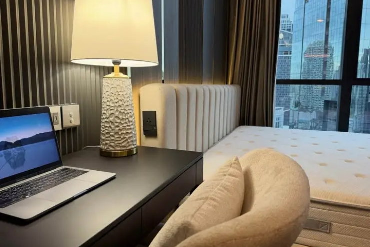 รูป 🌟  The Esse Sukhumvit 36 ( 261038 ) Size 38.5 SQ.M Type 2 Bedroom 1 Bathroom On the 12th Floor  Rental.42,000 THB - รูปที่ 6/7