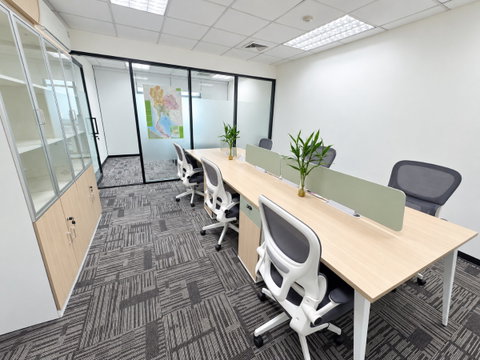 For RENT OK Space @KPN Tower Rama 9 41sqm Fully Furnished Serviced Office Near MRT Phra Ram 9 Central Rama 9