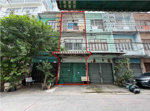 ขายตึกแถว ถนนเจริญรัก วงเวียนใหญ่ 3 ชั้น 11 ตรว เหมาะทำ คาเฟ่