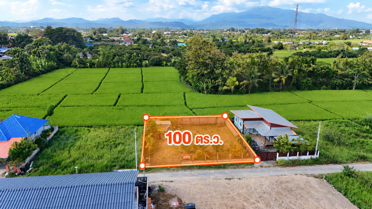รูป 🏡 ขายที่ดินหนองแก๋ว หางดง เชียงใหม่ | 100 ตร.ว. เพียง 995,000 บาท!☎️ 080-128-5266 - รูปที่ 2/16