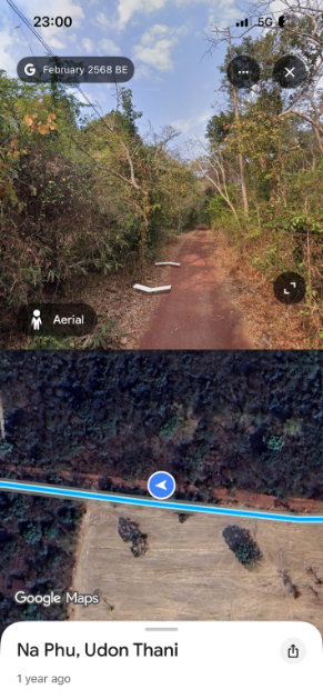 รูป **ให้เช่าที่ดิน 37 ไร่กว่า ติดถนนหมายเลข 2 (มิตรภาพ) ต.นาพู่ อ.เพ็ญ จ.อุดรธานี (เช่าบางส่วนได้)** - รูปที่ 5/13