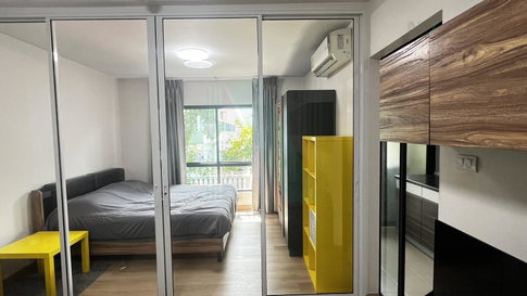 For Rent Condo SUPALAI CITY RESORT BEARING STATION (SUKHUMVIT 105) Building B, Floor 2,Studio, Room size 33.26 sqm