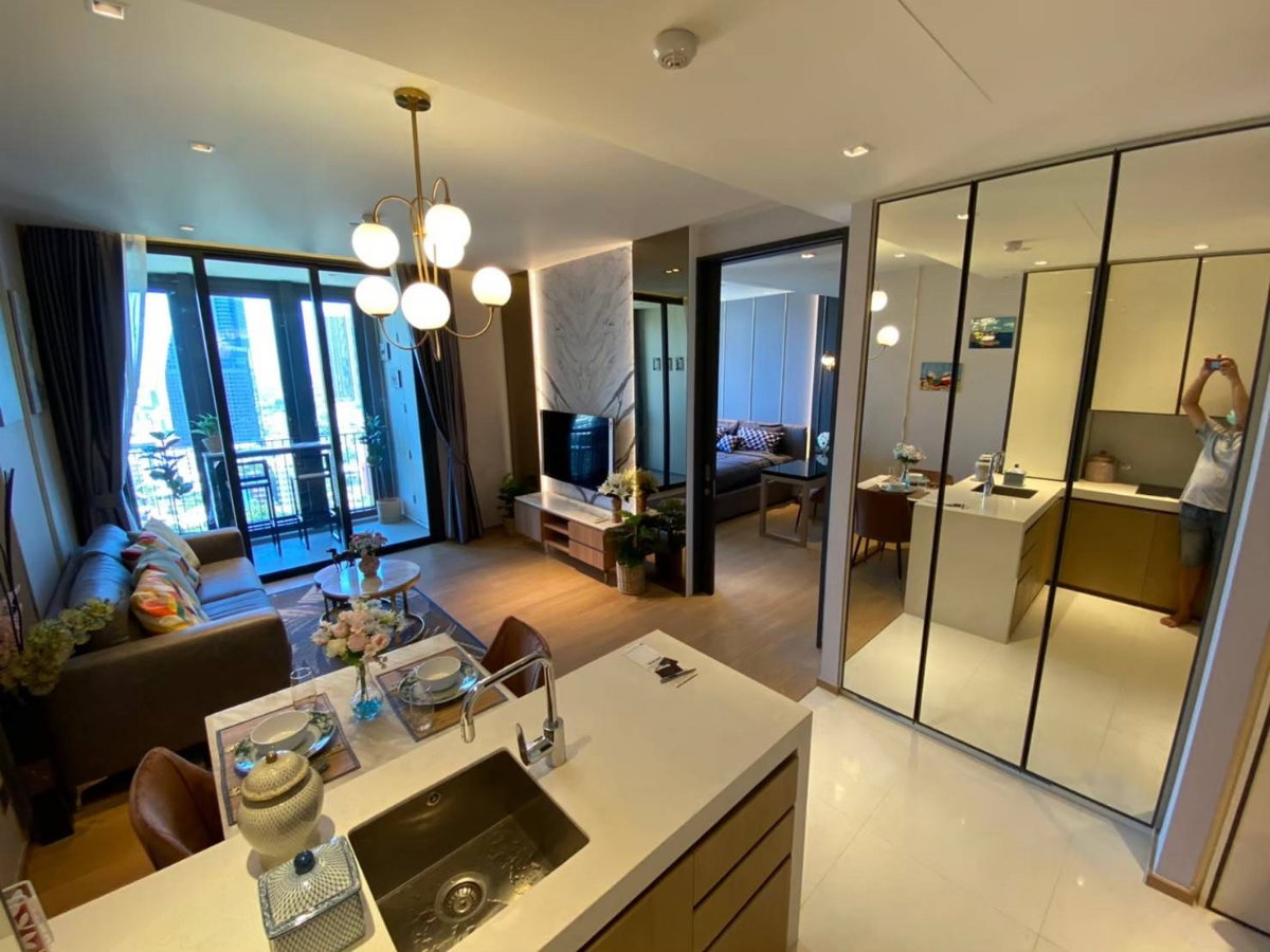 รูป บีทนิค สุขุมวิท 32 ให้เช่า 1 นอน 58 ตร.ม. ชั้น 23 มีระเบียง ใกล้ BTS ทองหล่อ 60,000 บาท/เดือน เฟอร์ครบ พร้อมอยู่ - รูปที่ 12/14