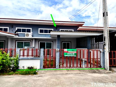 ทาวน์เฮ้าส์ 23.8 ตร.วา บุญรักษา 8 เมืองระยอง ระยอง 1.5M