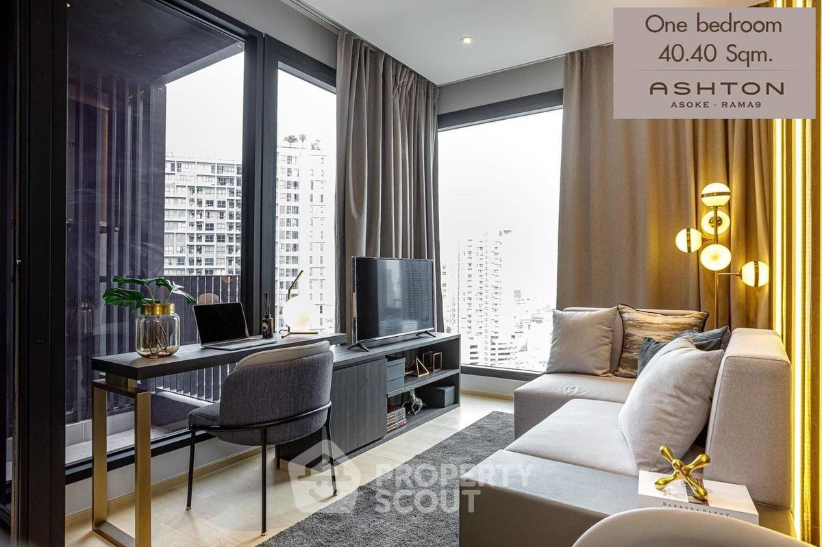 picture 19th-Floor 1-BR 200m From MRT Phra Ram 9 | ASHTON Asoke - Rama 9 (ID 3445735) - 4/5