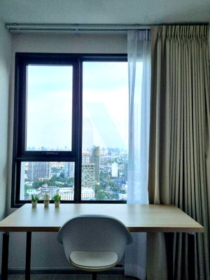 Condos for rent : 🎉 For Rent Condo LIFE LADPRAO Building B, Floor 33,Studio, Room size 28.00 sqm