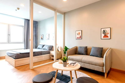 Condos for rent : 🟢Condo For Rent 🟢Centric Scene Sukhumvit 64📍Near BTS Punnawithi ✨Fully-Furnished Type 1 Bedroom 1 Bathroom📱ADD LINE @572aurac
