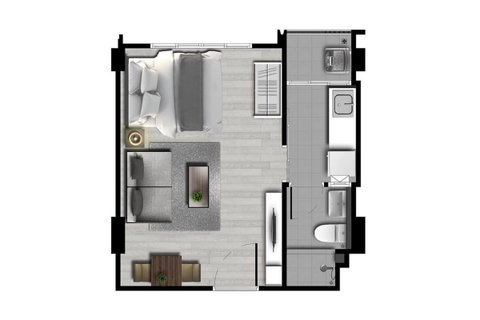รูปภาพ เช่าคอนโด dcondo tann Charan/ดีคอนโด ธาร จรัญฯ (D6910106) ID Line : @condo98