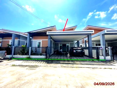 บ้านเดี่ยว 41.3 ตร.วา เอ็นดี วิลเลจ ปลวกแดง-คลองเกรา ปลวกแดง ระยอง 2.1M