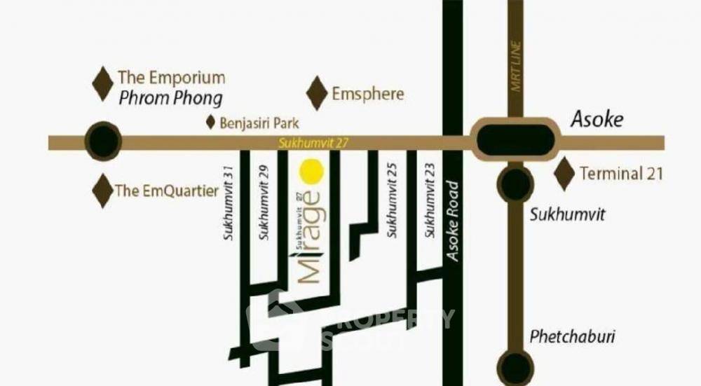 รูป คอนโด 2-ห้องนอน ที่ มิราจ สุขุมวิท 27 ใกล้ BTS อโศก (ID 1429128) - รูปที่ 12/12