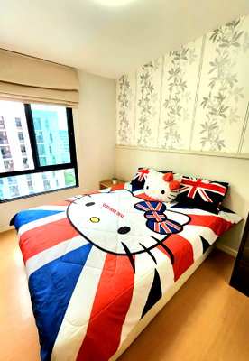 คอนโดให้เช่า : 🌴🌴🌴 ให้เช่าคอนโด I CONDO งามวงศ์วาน (( 33 ตรม / 6999 ต่อเดือน / โคมไฟระย้า / ห้องสวย ติดวอล์เปเปอร์ วิวสระว่ายน้ำ )) ติดกระทรวงสาธารณสุข