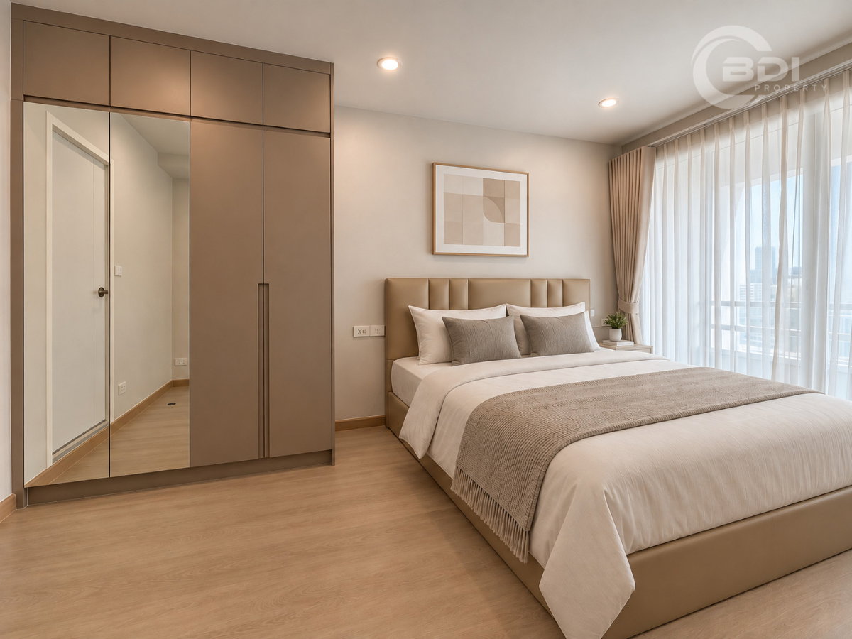 รูป ให้เช่า THONGLOR TOWER สุขุมวิท 55 ห้องดูเพล็กซ์ (Duplex) ตกแต่งใหม่ | 2 ห้องนอน | 94 ตร.ม. - รูปที่ 5/13