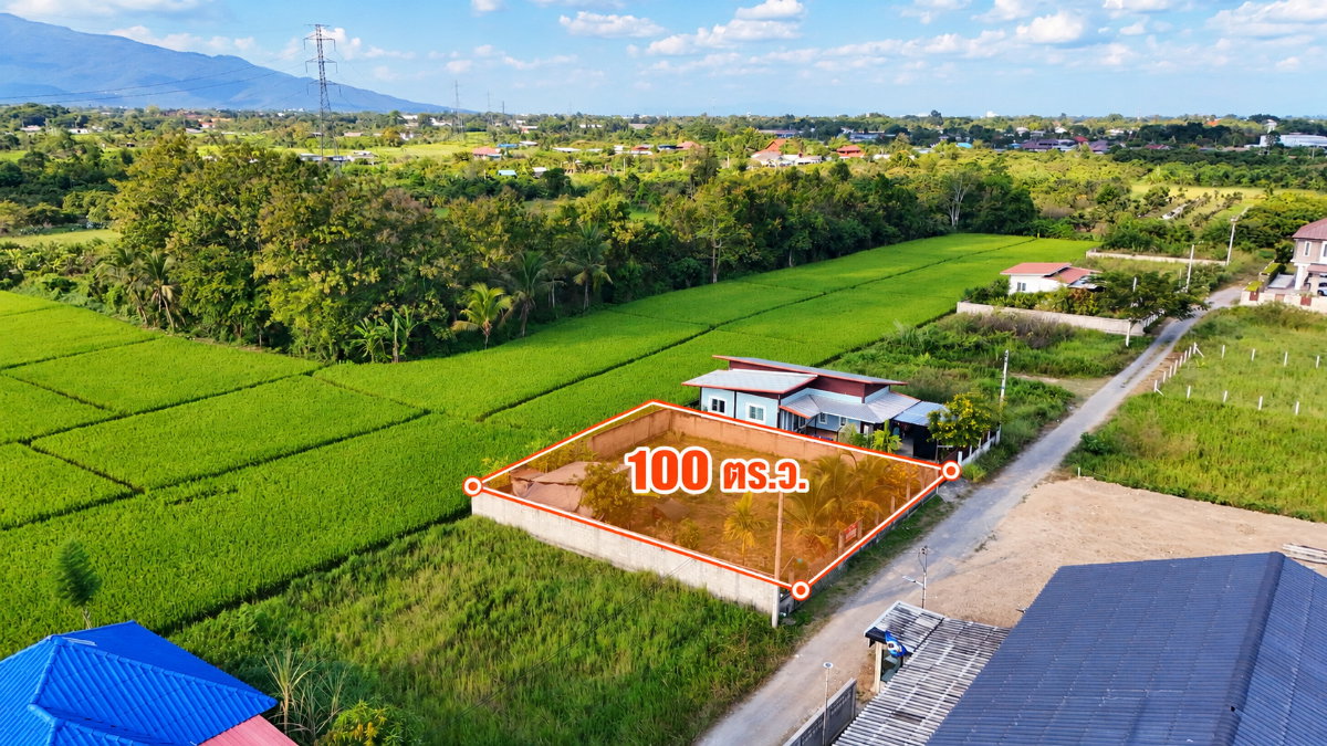 รูป 🏡 ขายที่ดินหนองแก๋ว หางดง เชียงใหม่ | 100 ตร.ว. เพียง 995,000 บาท!☎️ 080-128-5266 - รูปที่ 3/16
