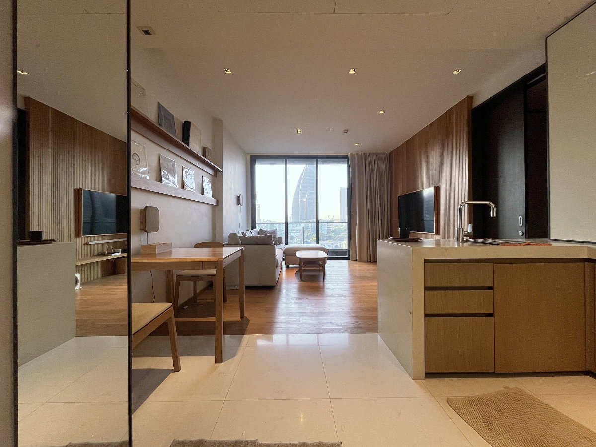 รูป บีทนิค สุขุมวิท 32 ให้เช่า 1 นอน 60 ตร.ม. ชั้น 8 ห้องมุม ใกล้ BTS ทองหล่อ 65,000 บาท/เดือน เฟอร์ครบ พร้อมอยู่ - รูปที่ 4/14