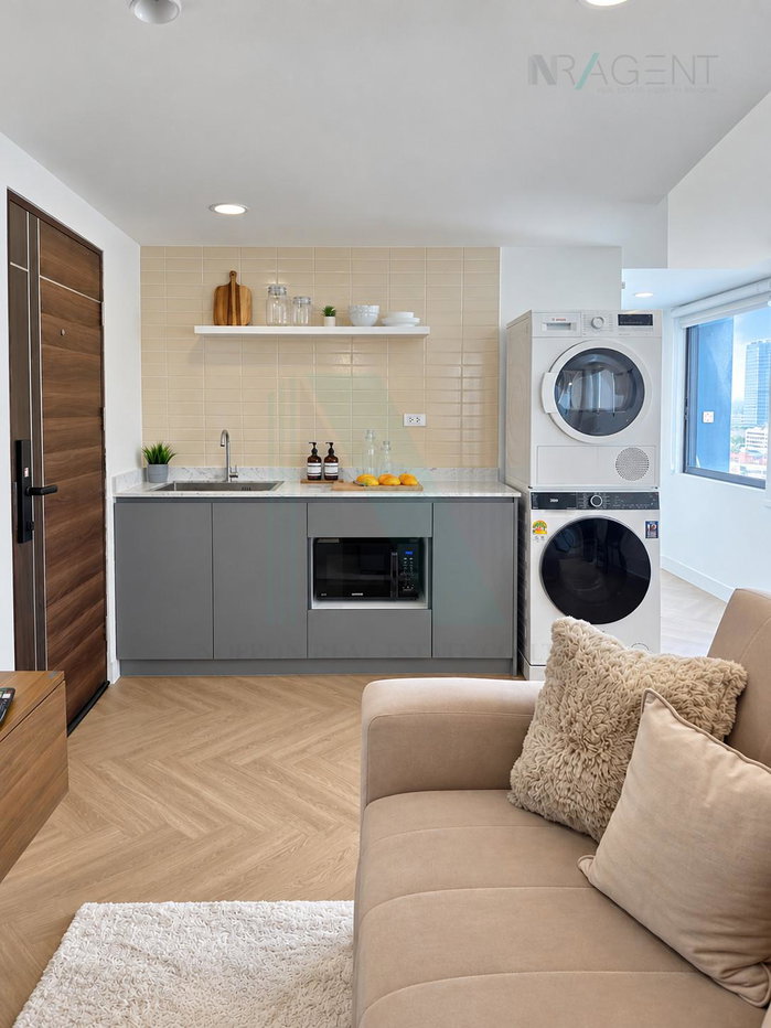 รูป 📌 ขายคอนโด ศรีวรา แมนชั่น 2 อาคาร 1 ชั้น 16 2 ห้องนอน ขนาด 54.00 ตรม ใกล้ MRT ศูนย์วัฒนธรรม - รูปที่ 2/8
