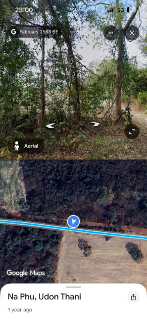 รูป **ให้เช่าที่ดิน 37 ไร่กว่า ติดถนนหมายเลข 2 (มิตรภาพ) ต.นาพู่ อ.เพ็ญ จ.อุดรธานี (เช่าบางส่วนได้)** - รูปที่ 6/13