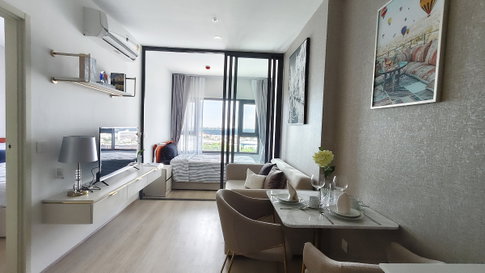 THB32,000/month, Life Rama 4 - Asoke for rent, 2 Bed 1 Bath 35 sqm, Floor 20, near MRT Queen Sirikit National Convention Centre, available now