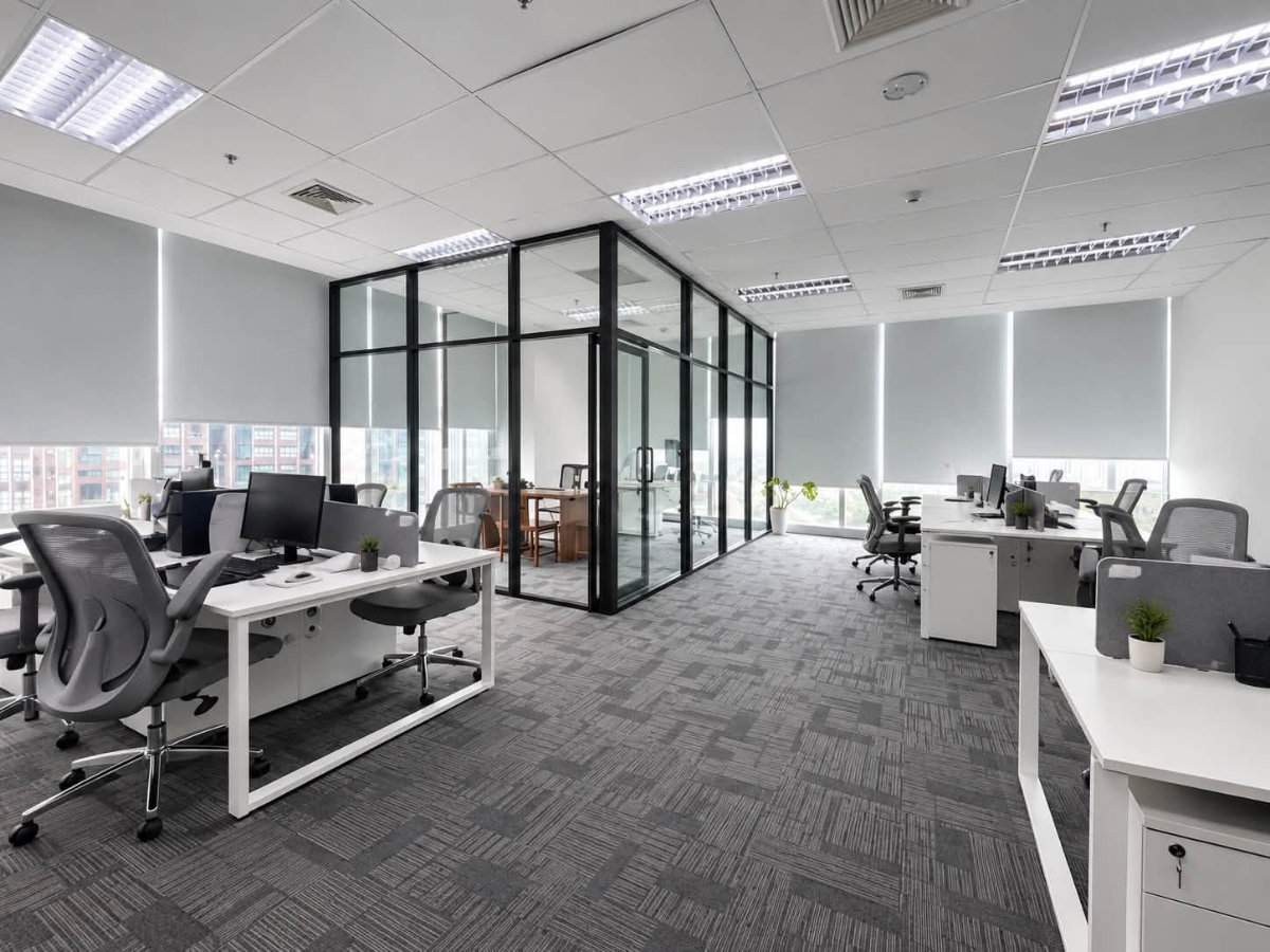 For RENT OK Space @JL Tower Rama 9 Ramkhamhaeng 80sqm Fully Furnished Serviced Office Near Airport Link Ramkamhaeng Foodland Ramkamhaeng
