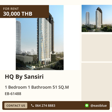 Rent HQ By Sansiri: Luxurious 1-Bedroom Condo near BTS Thong Lo! ðïļ