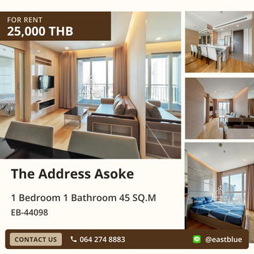 The Address Asoke 🌟 Luxury Condo for Rent City View!