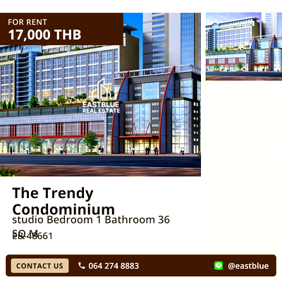 Condos for rent : Rent a condo at The Trendy Condominium 📍 Near BTS Nana!