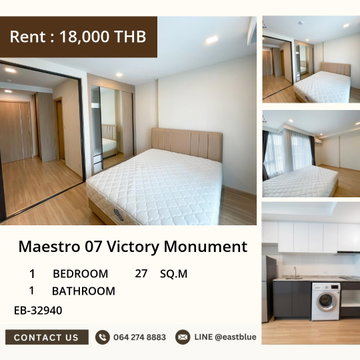 Ultra-Modern 1BR Condo at Maestro 07 - Prime Victory Monument Location! 🏙️🔑

Live Luxe for Just 18K - Walkable to BTS & Top Amenities!