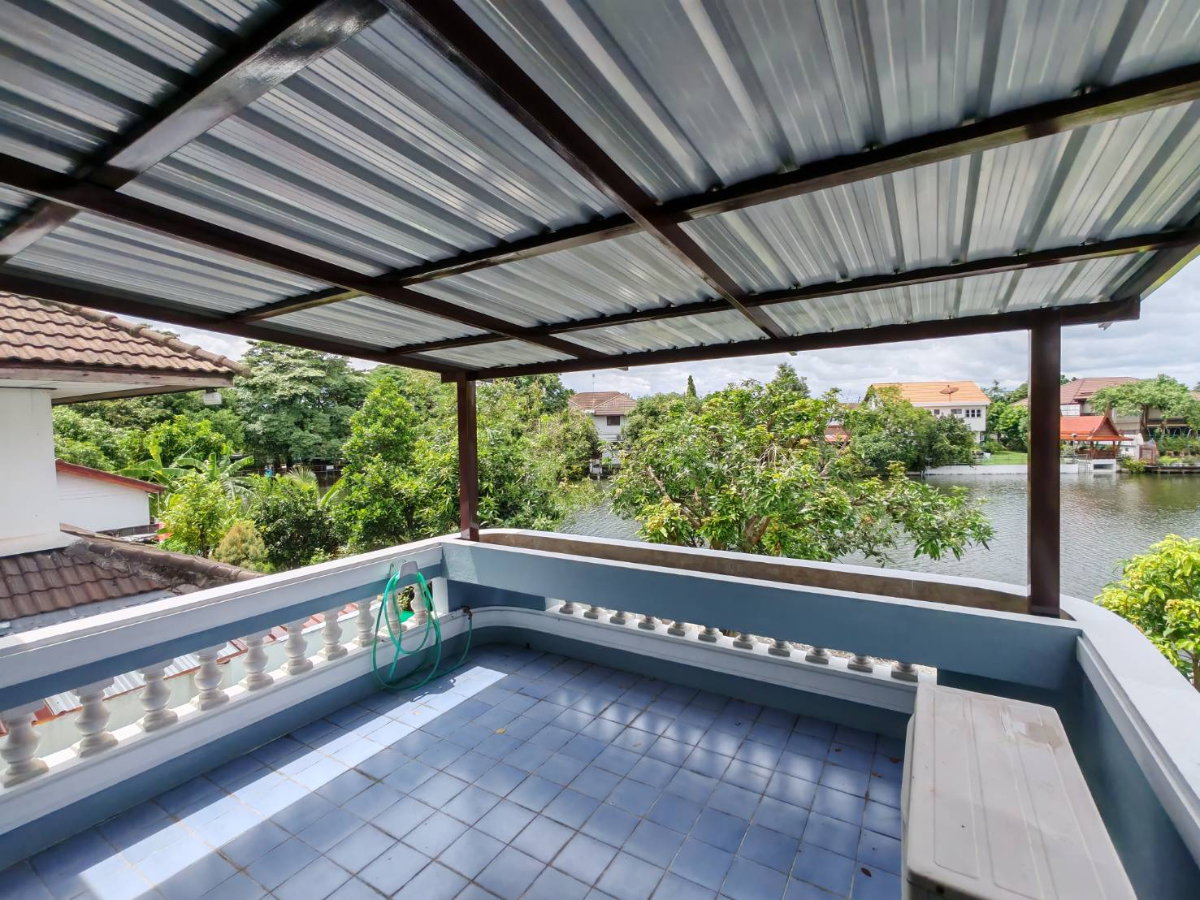 รูป ให้เช่า บ้านเดี่ยว 2 ชั้น 150 ตรว. สวย ๆ บรรยากาศร่มรื่น หลังบ้านติดทะเลสาป อยู่ ใกล้ BIG C แจ้งวัฒนะ - รูปที่ 37/40