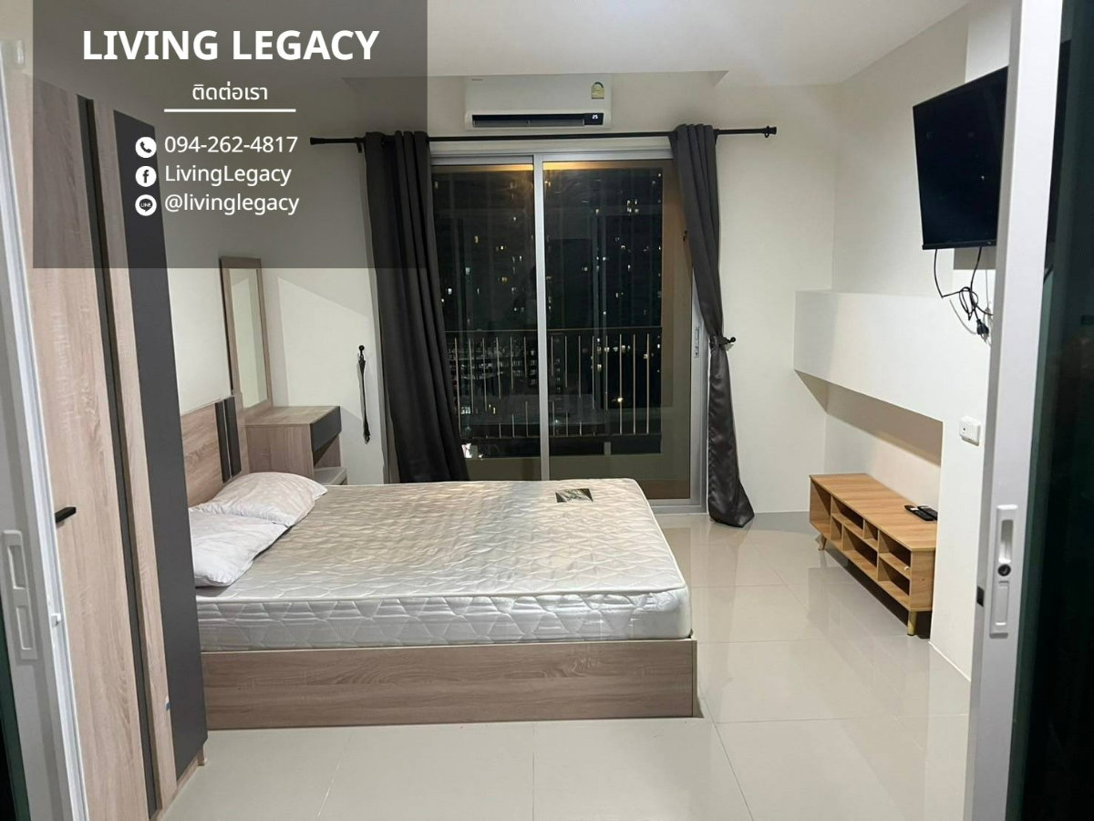 รูป SO5MIM เช่าด่วน คอนโด Asakan Place Srinakarindra 29 ตร.ม. ชั้น 13 | 1 นอน 1 น้ำ | ราคา 8,000 บาท/เดือน | LINE: @livinglegacy - รูปที่ 2/10