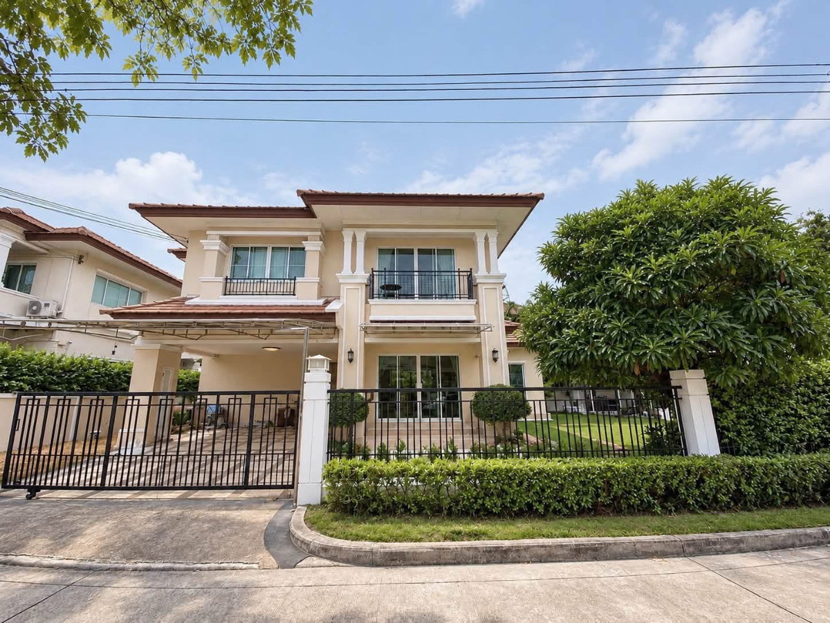 รูป บ้านเดี่ยวหมู่บ้านเดอะแกรนด์ พระราม 2  พื้นที่ 98.80 ตรว. พื้นที่ใช้สอย 260 ตรม.  หลังมุมในสุด สงบ เป็นส่วนตัวมาก เพื่อนบ้านดีมากๆ - รูปที่ 4/17
