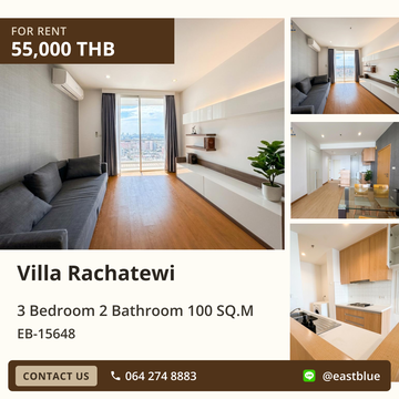 Villa Rachatewi คอนโดหรูพร้อมอยู่ 🏙️ ใจกลางกรุงเทพฯ