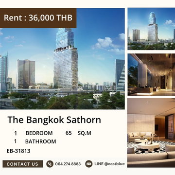ให้เช่า The Bangkok Sathorn 🏙️ คอนโดหรู ใจกลางสาทร พร้อมเข้าอยู่!