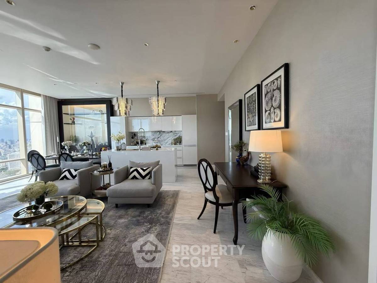 รูป คอนโดชั้น 39 ขนาด 2 ห้องนอน Four Seasons Private Residences Bangkok ใกล้ BTS สะพานตากสิน (ID 3254804) - รูปที่ 8/9