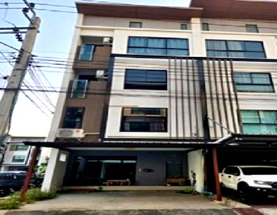 เช่าโฮมออฟฟิศ ซอยอ่อนนุช (สุขุมวิท 77) : ให้เช่าHome Office ทาวน์โฮม 4 ชั้น หมู่บ้านไอฟิล บางนา , IField Bangna ถนนกาญจนาภิเษก ใกล้ เมกะบางนา รามคำแหง 2 /  จดบริษัทได้